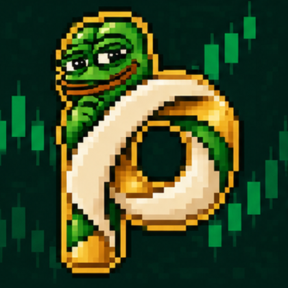 Pixel green candles